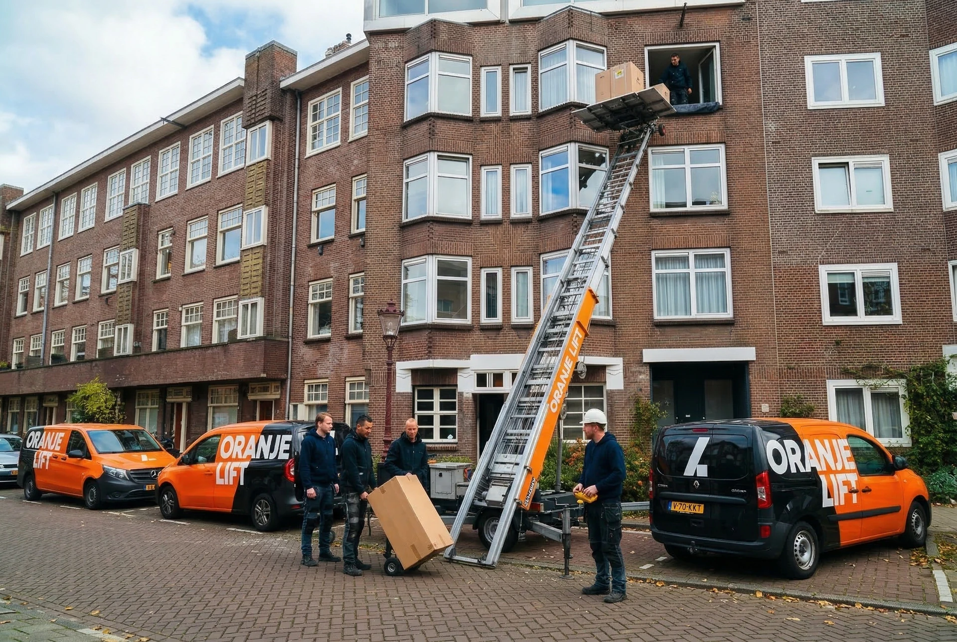 Verhuislift bij hoogbouw Arnhem